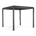 Pavillion med vippetag 300 x 300 cm - Hvid