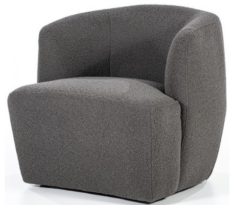 Charlotte lænestol i polyester H75 cm - Grøn