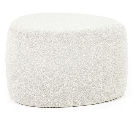 Liby puf i polyester 70 x 49 cm - Antracit