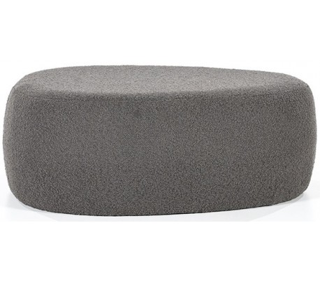 Liby puf i polyester 70 x 49 cm - Antracit