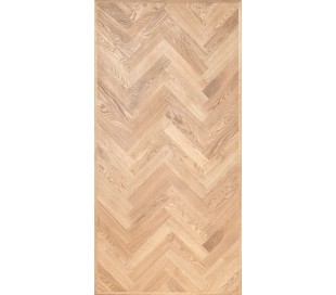 Estelle spisebord i egetræ og egetræsfinér 205 x 100 cm - Brunbejset 2