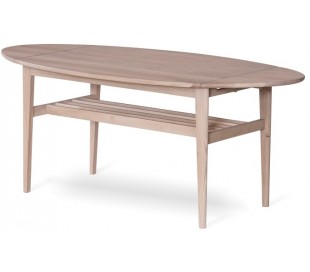 Elton sofabord i egetræsfinér og egetræ 140 x 70 cm - Smoked eg 2