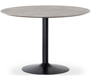 Klinte spisebord med 2 skuffer i birketræ og mdf 80 - 124 x 80 cm - Hvid