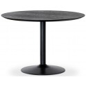 Miles rundt spisebord laminat og metal Ø110 cm - Sort/Betongrå