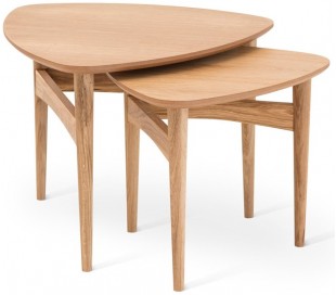 Orust sofaborde i birketræ - Hvid