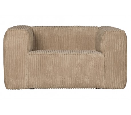 Lænestol i polyester B146 cm - Taupe