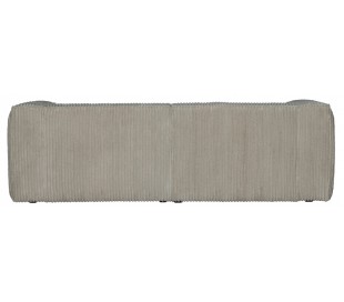 Moderne 3,5 personers sofa i ripcord polyester 246 x 96 cm - Travertin 2