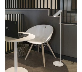 Akane gulvlampe i papyrus og metal H59,5 x Ø48,5 cm 1 x E27 - Sort/Beige 2