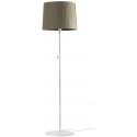 Samba gulvlampe i metal og tekstil H154 cm 1 x E27 - Hvid/Gul