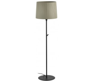 Samba gulvlampe i metal og tekstil H154 cm 1 x E27 - Hvid/Grøn