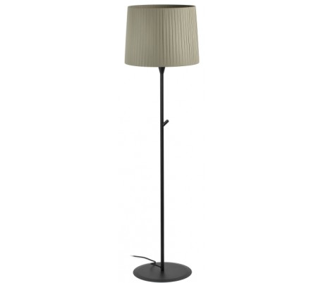 Samba gulvlampe i metal og tekstil H154 cm 1 x E27 - Hvid/Grøn