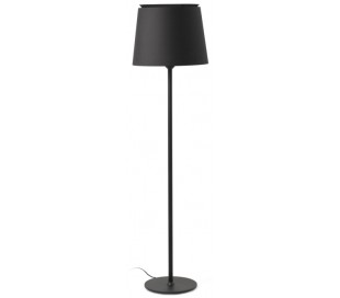 Savoy gulvlampe i metal og tekstil H160 cm 1 x E27 - Hvid