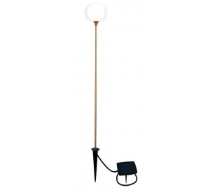 Amalfi trådløs udendørs gulvlampe H148 cm - Sort/Natur