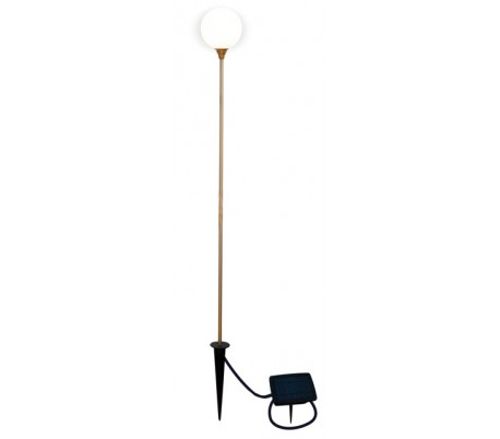 Amalfi trådløs udendørs gulvlampe H148 cm - Sort/Natur