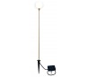 Bruna solcelle udendørs lampe H80 cm - Messing/Hvid