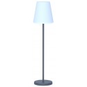 Arc trådløs udendørs gulvlampe H230 cm - Sort/Natur