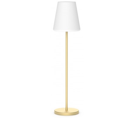 Lola trådløs udendørs gulvlampe H119 cm - Antracit/Hvid