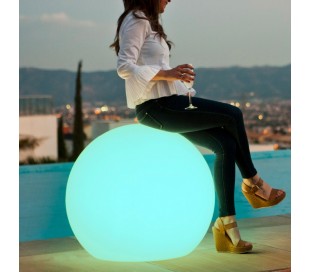 Lola trådløs udendørs gulvlampe H119 cm - Antracit/Hvid 2