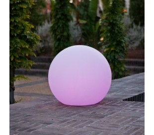 Buly trådløs solcelle udendørs gulvlampe 1 x E27 Ø60 cm - Multi 2