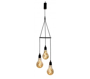 Simona trådløs udendørs loftlampe Ø12,5 cm - Natur