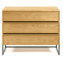 Taiana kommode i mdf og egetræsfinér B100 cm - Natur