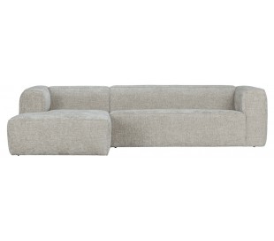 Moderne hjørnesofa i polyester 305 x 175 cm - Terrazzo