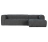 Moderne hjørnesofa i polyester 305 x 175 cm - Terrazzo