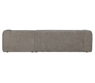 Moderne hjørnesofa i polyester 305 x 175 cm - Travertin 2