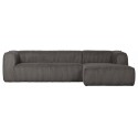 Moderne hjørnesofa i ripcord polyester 305 x 175 cm - Terrazzo