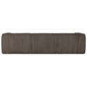Moderne hjørnesofa i ripcord polyester 305 x 175 cm - Brun