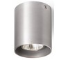 Mantova l påbygningsspot Ø8 cm 1 x GU10 - Børstet aluminium