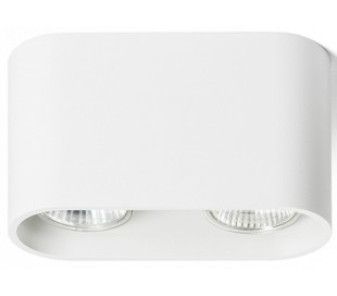 Mantova l påbygningsspot Ø8 cm 1 x GU10 - Hvid