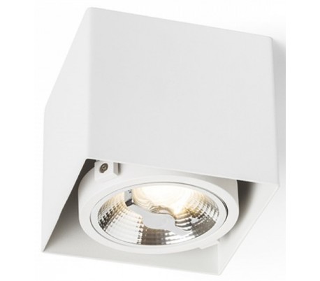 CONDU kipbar Påbygningsspot LED 20W - Hvid