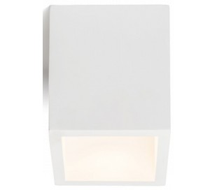 Gina påbygningsspot i gips Ø11 cm 1 x GU10 - Hvid 2