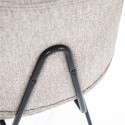 Lynn spisebordsstol i polyester H82 cm - Sort/Beige