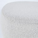 Liby puf i polyester 90 x 70 cm - Beige
