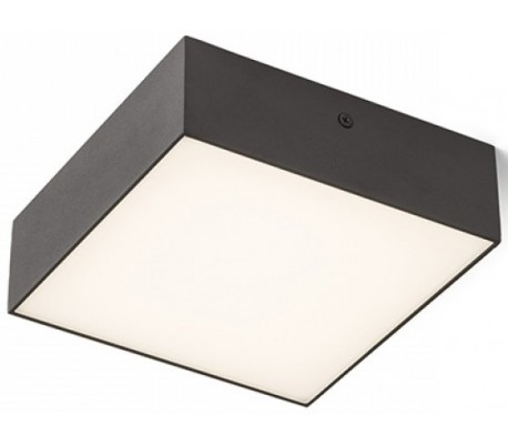 Larisa SQ Plafond 22 x 22 cm 20W LED - Sort