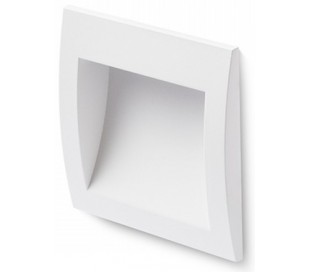 Gordiq S Væglampe til indbygning 9 x 9 cm 1,5W LED - Hvid 2