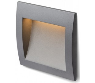 Gordiq M Væglampe til indbygning 14 x 14 cm 3W LED - Hvid