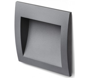 Gordiq M Væglampe til indbygning 14 x 14 cm 3W LED - Hvid 2