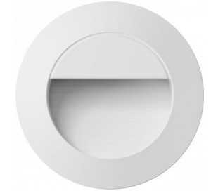 Kick l Væglampe til indbygning Ø5 cm 3W LED - Hvid