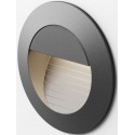 Marco Væglampe til indbygning Ø7,8 cm 3W LED - Sølvgrå