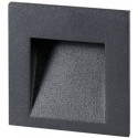 Tess SQ Væglampe til indbygning 6,4 x 6,7 cm 3W LED - Hvid