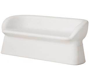 Rasa solseng i polyethylene 203 x 80 cm - Hvid