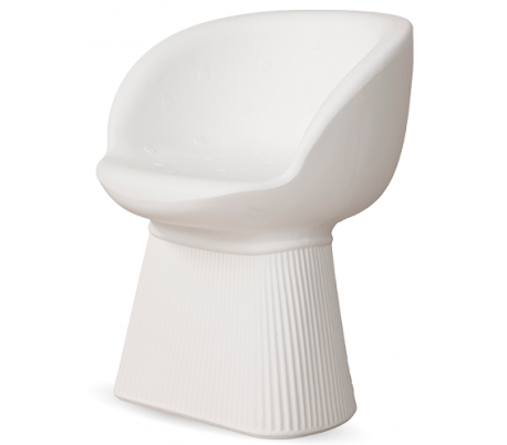 Menorca havebænk i polyethylene 157 x 55 cm - Hvid