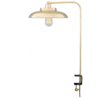 Paris Bordlampe med klemme H70 cm 1 x E27 - Poleret messing