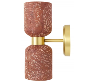 Baku Bordlampe med klemme H73,5 cm 1 x E27 - Poleret messing