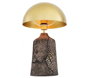 Lawson Bordlampe H47 cm 1 x E27 - Poleret messing/Rustik sort 2