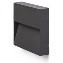 Aqila SQ Væglampe i metal 15 x 15 cm 6W LED - Grå
