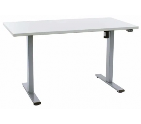 EP Home hæve sænkebord 140 x 70 cm - Sort/Hvid